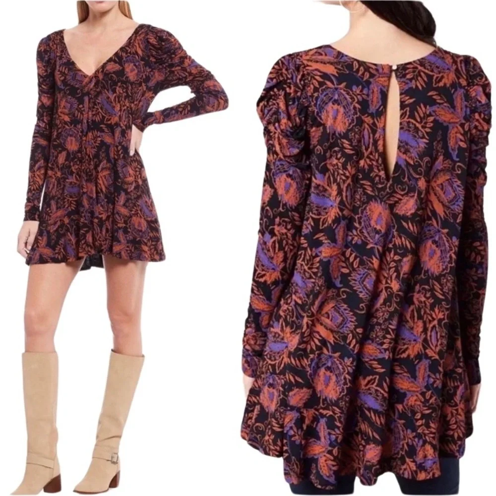 Free People Hello Lover Tunic Top /‎ Dress Size Small